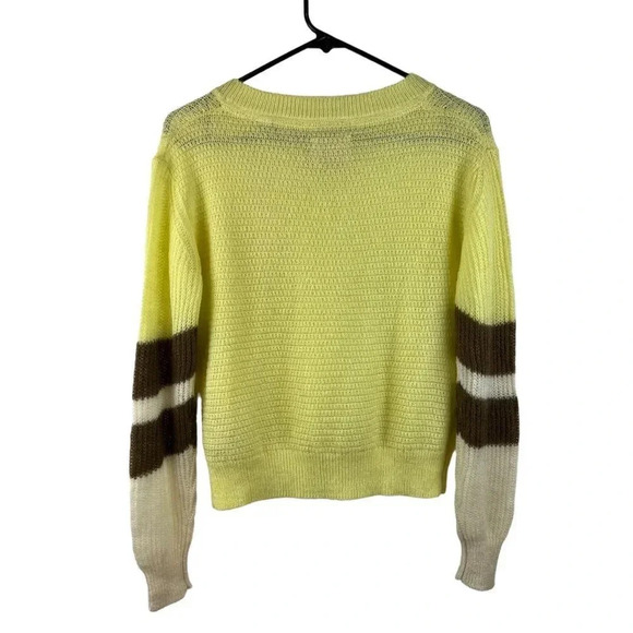 NWT Scotch & Soda Colorblock Sweater in Citrus Size S - Picture 3 of 14